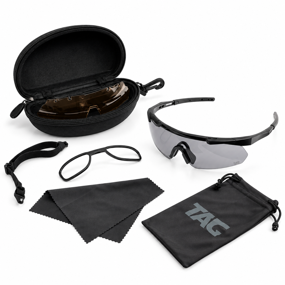 ÓCULOS DE PROTEÇÃO TÁTICO SHADOW TAG 3 LENTES UV