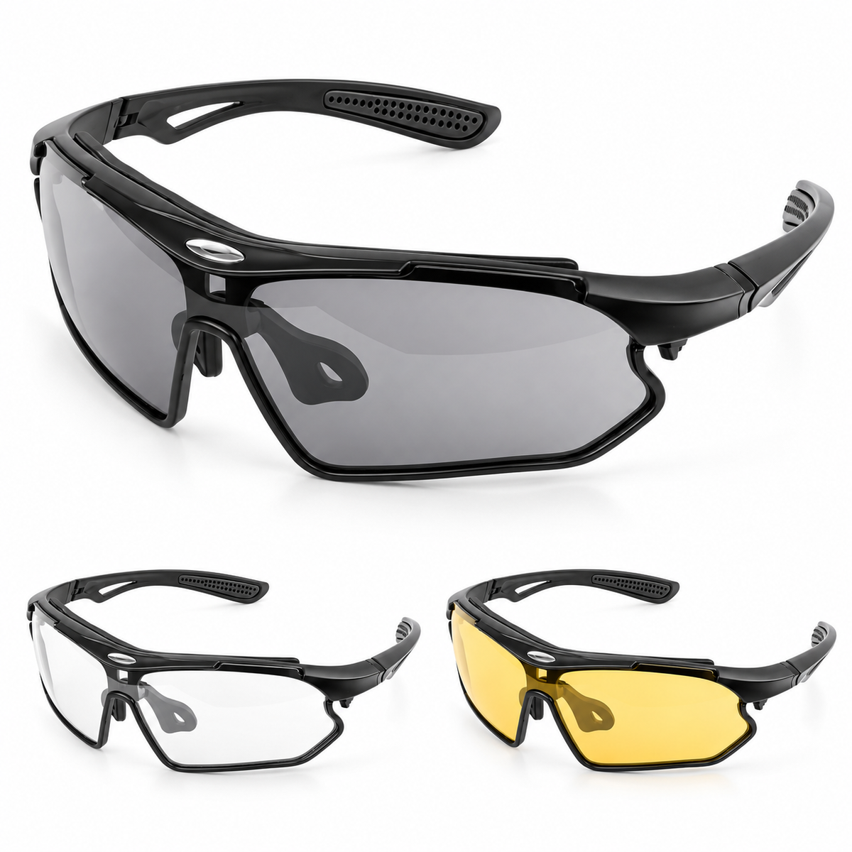 ÓCULOS DE PROTEÇÃO TÁTICO GHOST TAG 3 LENTES UV