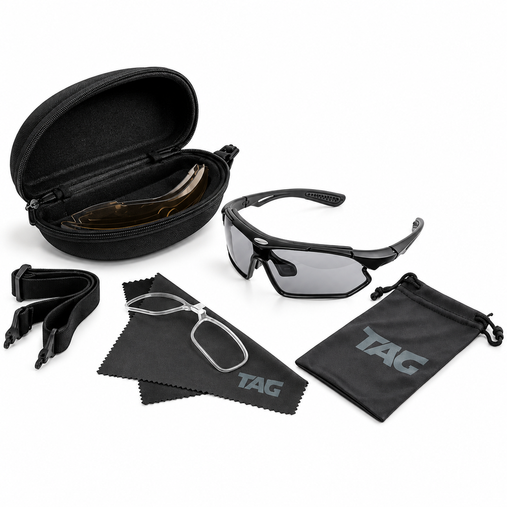 ÓCULOS DE PROTEÇÃO TÁTICO GHOST TAG 3 LENTES UV