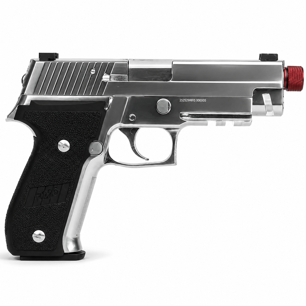 PISTOLA DE AIRSOFT GBB ROSSI P226 SILVER 6MM