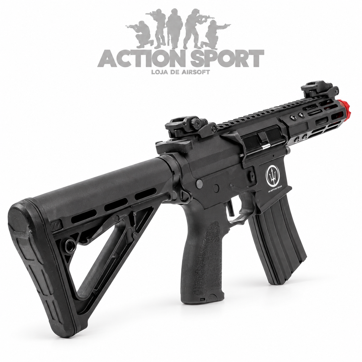 RIFLE DE AIRSOFT NEPTUNE AR15 PDW 5.5" 6MM ROSSI