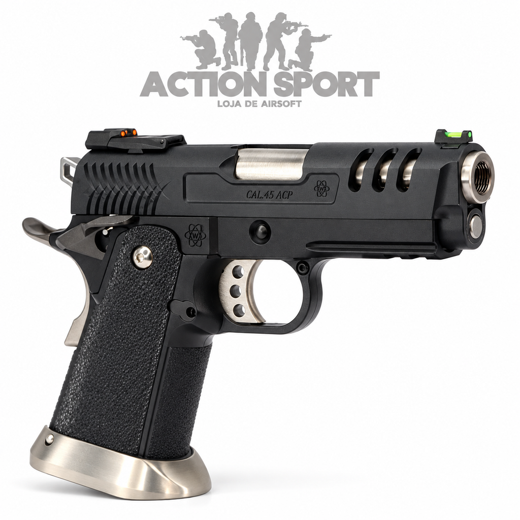 PISTOLA DE AIRSOFT GBB WE HI-CAPA 3.8 DEINONYCHUS 6MM (FULL AUTO)