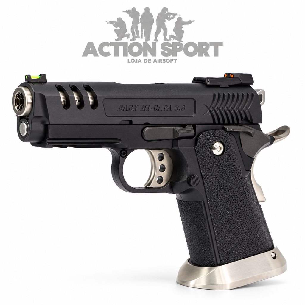 PISTOLA DE AIRSOFT GBB WE HI-CAPA 3.8 DEINONYCHUS 6MM (FULL AUTO)
