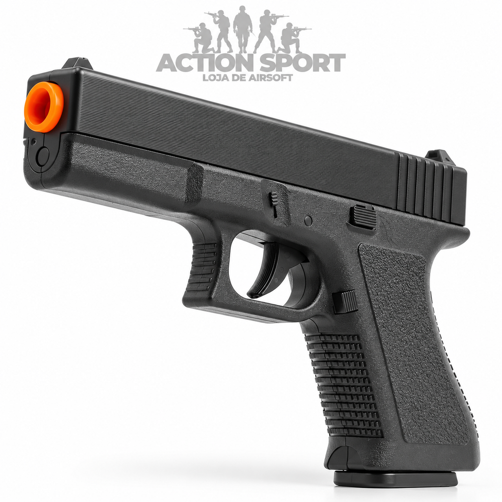 PISTOLA DE  MOLA VG GK V307 6MM + ALVO