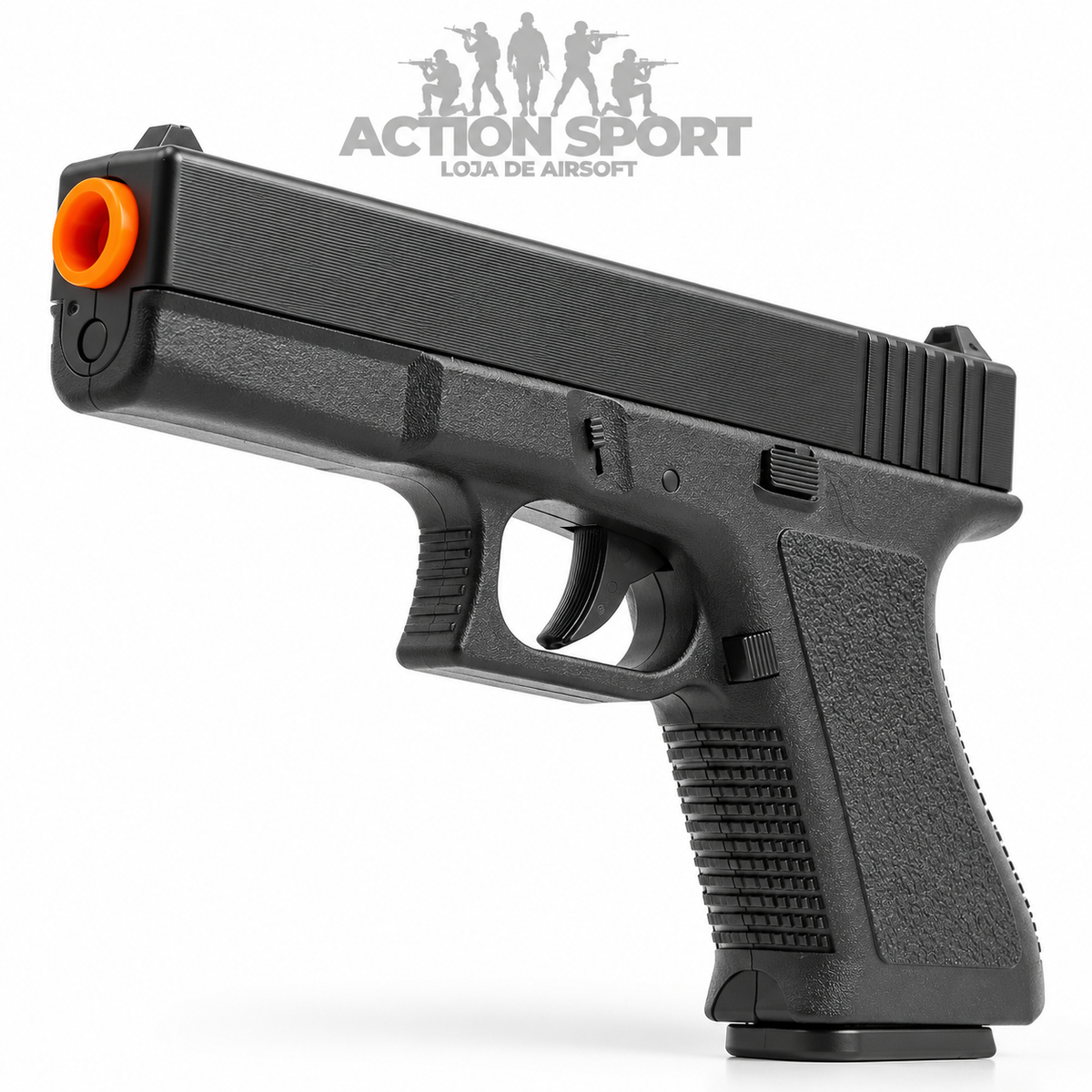 PISTOLA DE  MOLA VG GK V307 6MM + ALVO