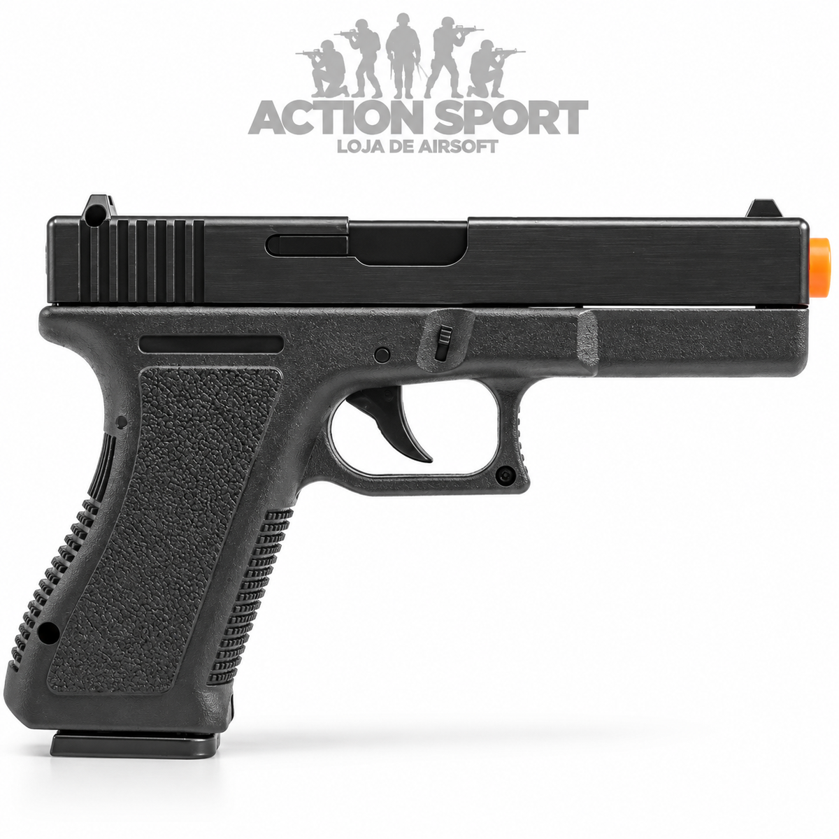 PISTOLA DE  MOLA VG GK V307 6MM + ALVO