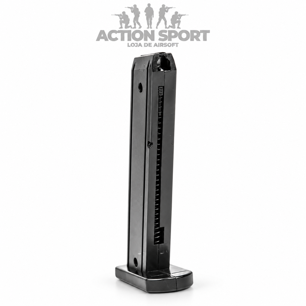 PISTOLA DE AIRSOFT MOLA VG PT92 V21 PRATA 6MM