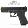 PISTOLA DE MOLA GK-V500 FERROLHO EM METAL 6MM + ALVOS