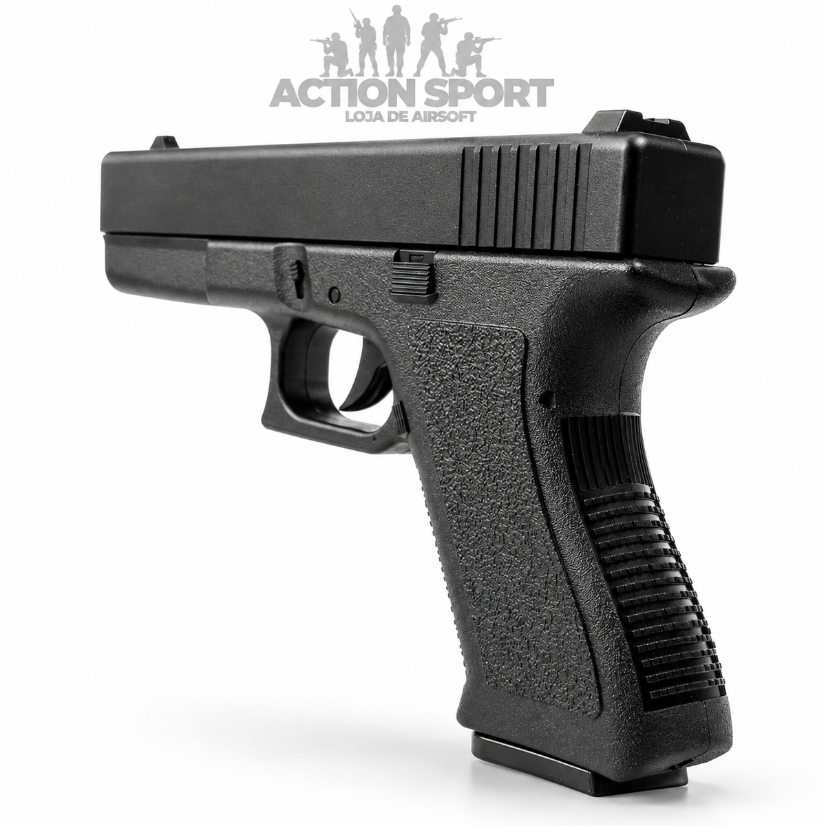 PISTOLA DE MOLA GK-V500 FERROLHO EM METAL 6MM + ALVOS