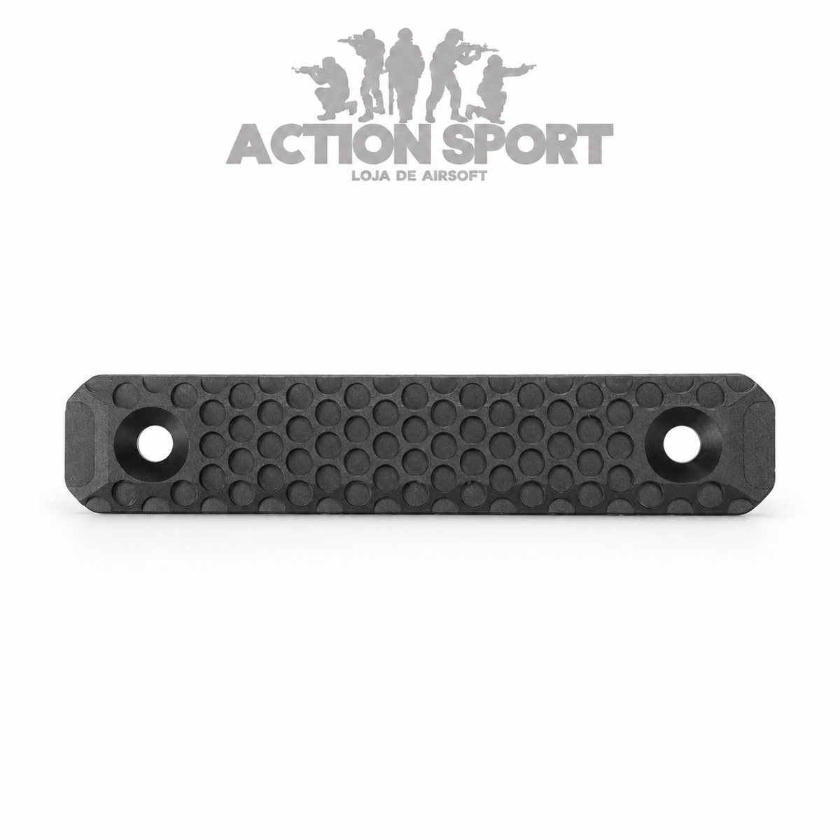 PROTETOR DE TRILHO SHORT METAL PRETO MP (M-LOK E KEYMOD)