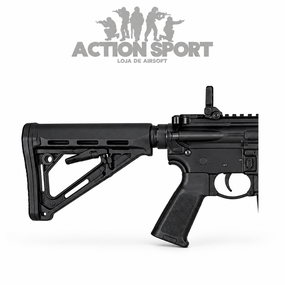 RIFLE DE AIRSOFT GBBR ROSSI FURY URGI AR15 FULL METAL 6MM - LANÇAMENTO
