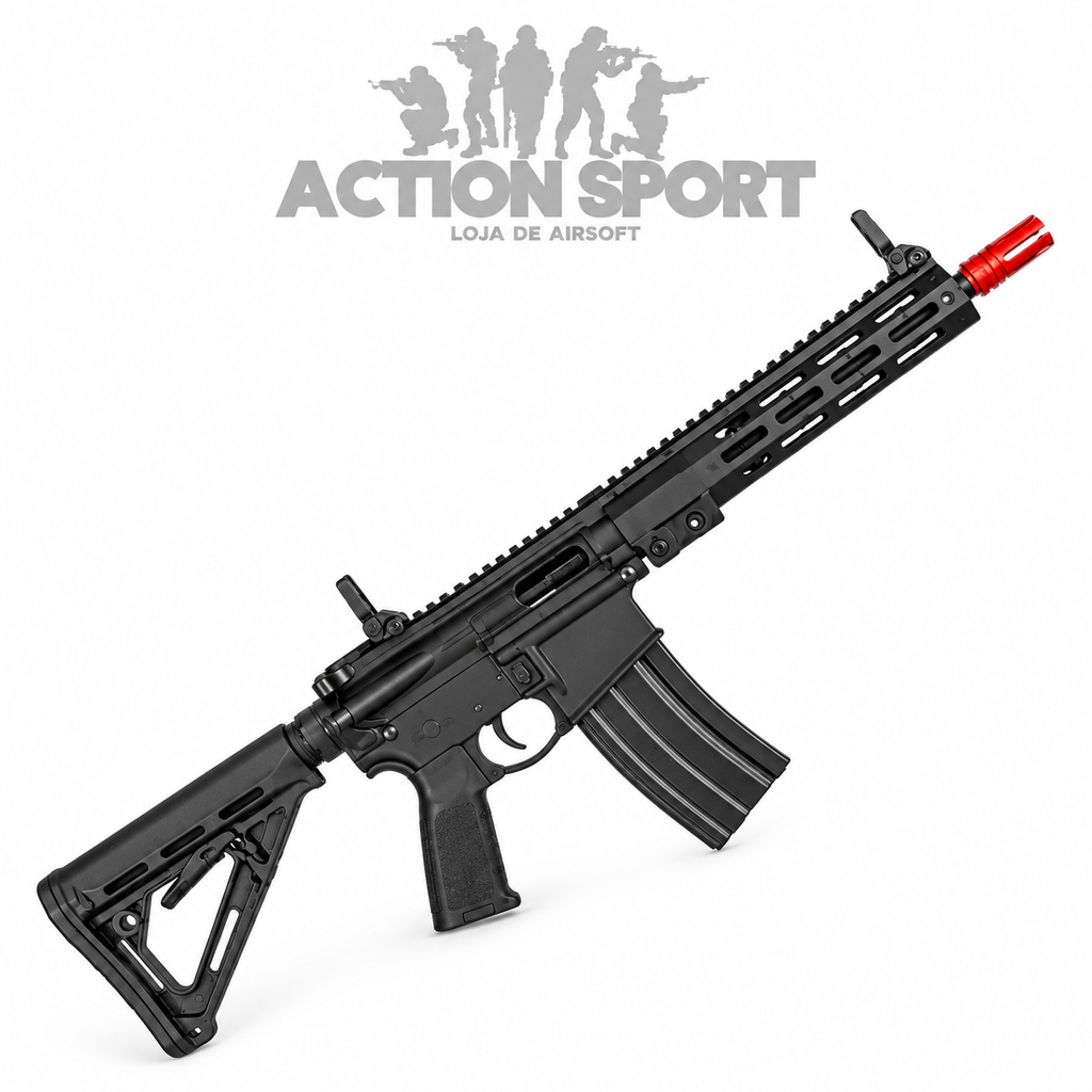 RIFLE DE AIRSOFT GBBR ROSSI FURY URGI AR15 FULL METAL 6MM - LANÇAMENTO
