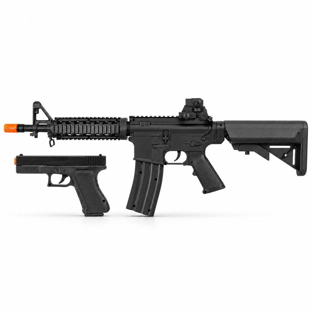 RIFLE AIRSOFT KIT VIGOR M4A1 MOLA 6MM + V307 MOLA 6MM