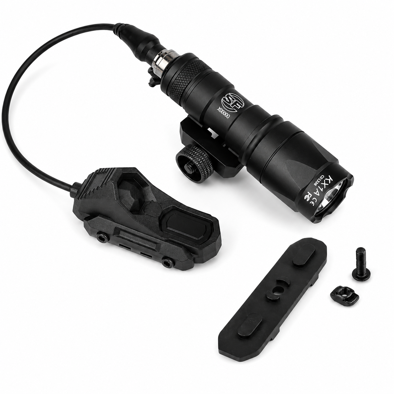 LANTERNA SUREFIRE M300 PRETA C/ ACIONADOR REMOTO E TRILHO 22MM