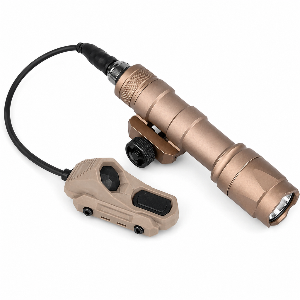 LANTERNA SUREFIRE M600C BRONZE C/ ACIONADOR REMOTOR E TRILHO 22MM