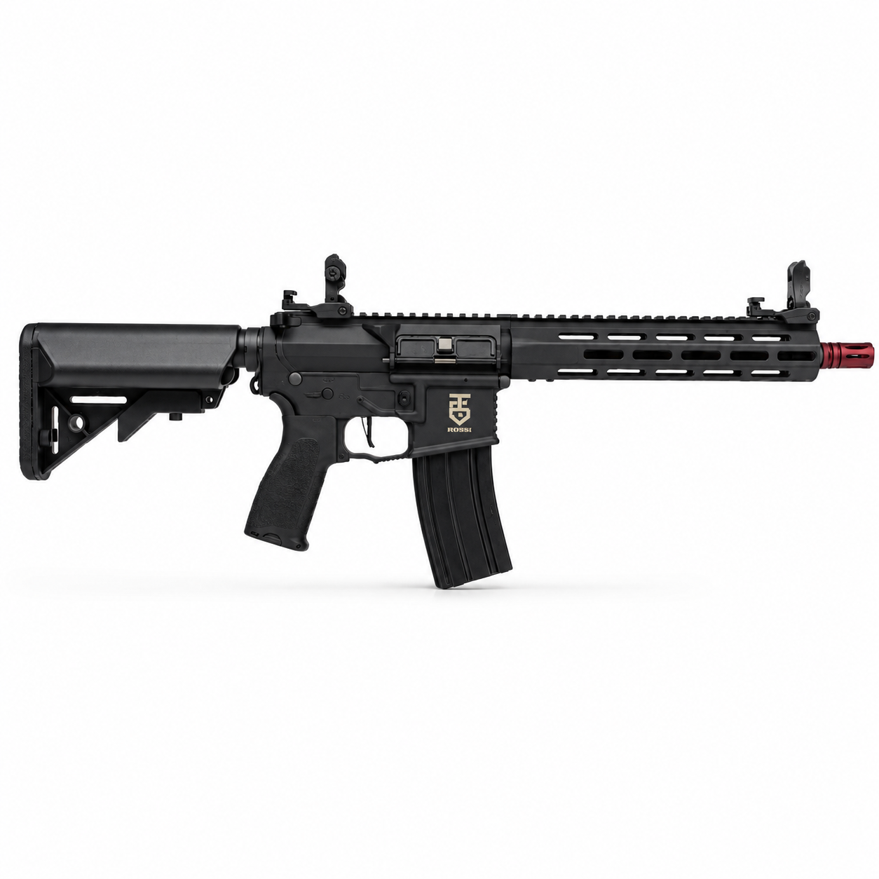 RIFLE DE AIRSOFT ELÉTRICO AR15 ROSSI SENTINEL 10" M-LOK 6MM