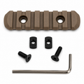 TRILHO M-LOK 20MM / 5 SLOT METAL - TAN
