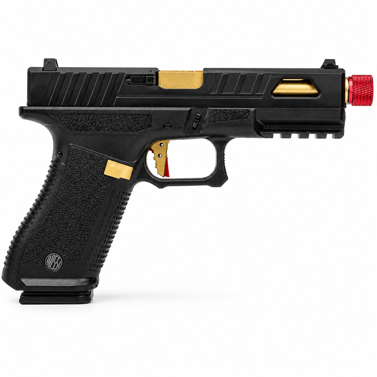 PISTOLA DE AIRSOFT GBB ROSSI R17 CUSTOM GOLD 6MM