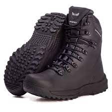 BOTA ACERO APACHE COURO 100% IMPERMEÁVEL PRETA