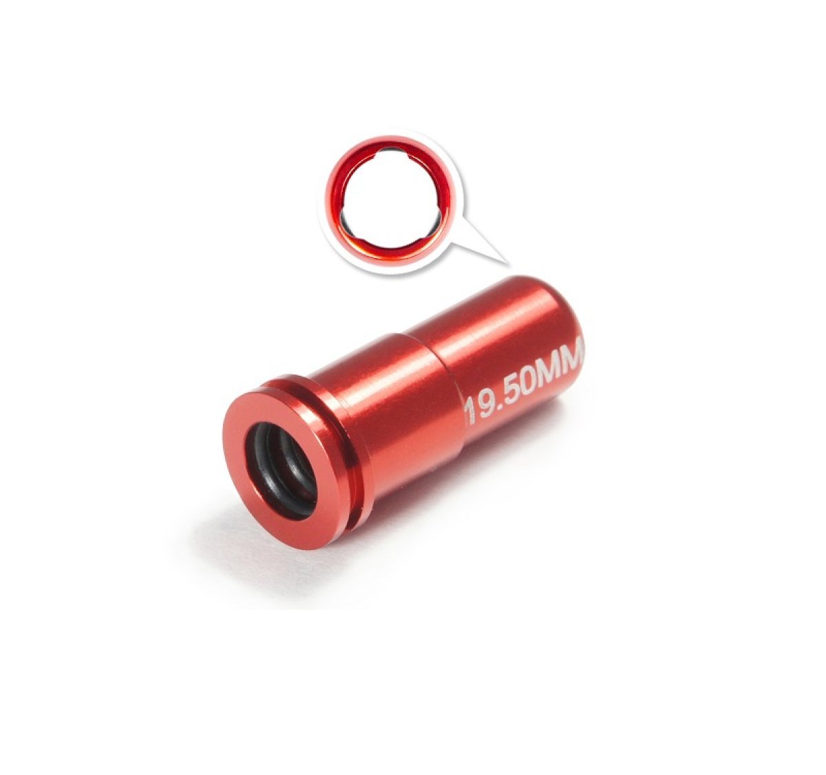 MAXX MODEL NOZZLLE AIR SEAL DOUBLE O-RING CNC ALUMINUM 19.50MM FOR AEG