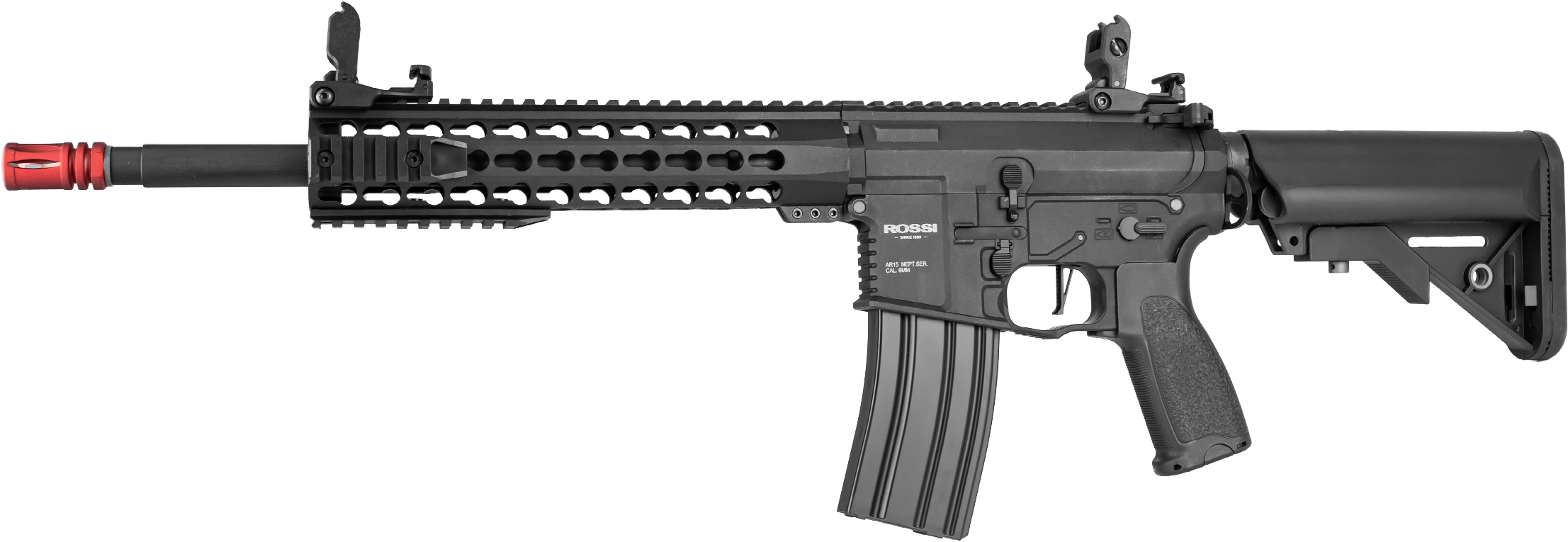 RIFLE AIRSOFT ROSSI NEPTUNE AR15 10'' ELÉT. 6MM