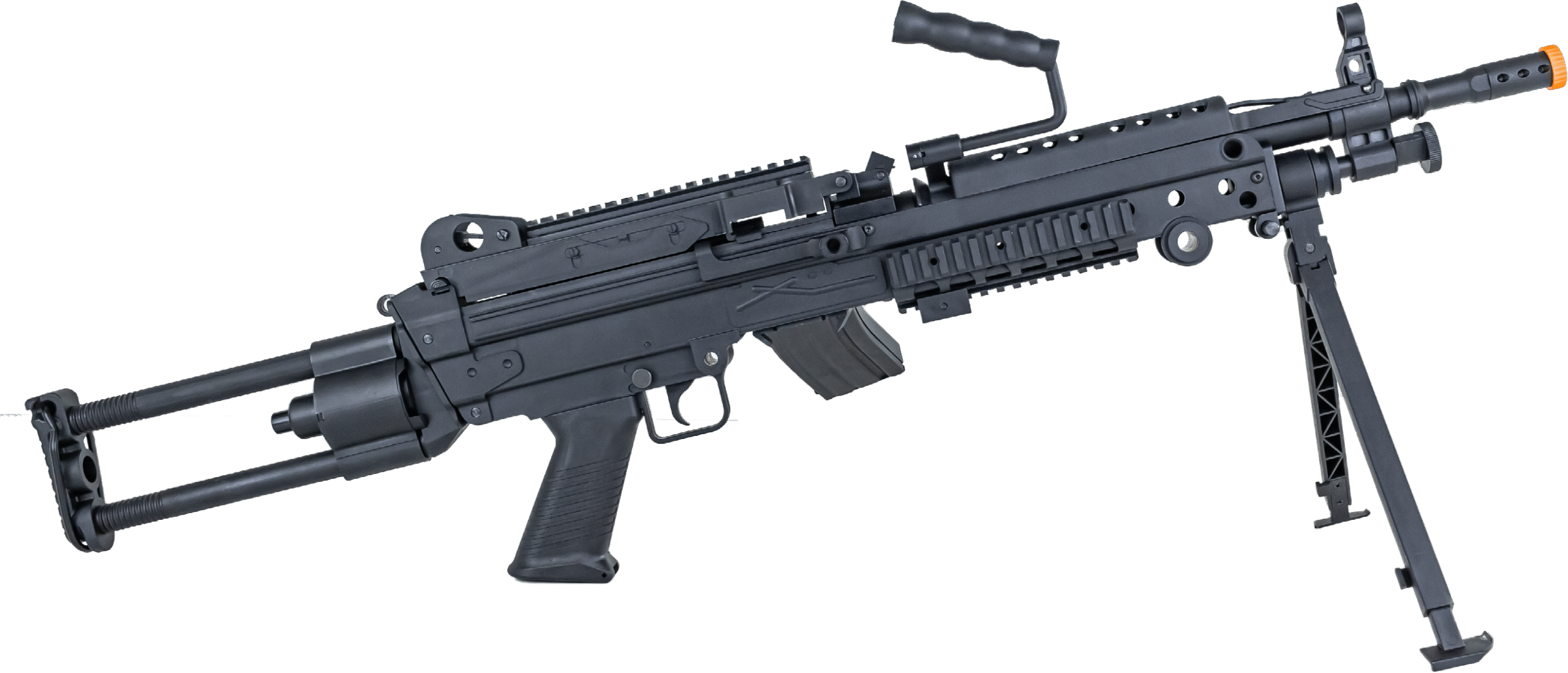 RIFLE AIRSOFT ROSSI LMG M249 LIGHT ELÉT. 6MM