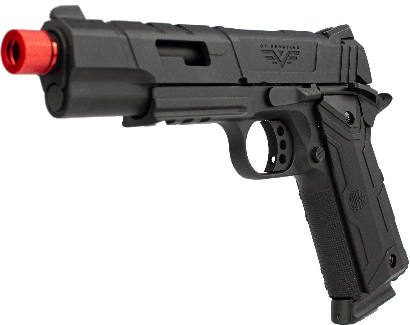 PISTOLA AIRSOFT ROSSI 1911 REDWINGS GREEN GAS BLOWBACK 6MM