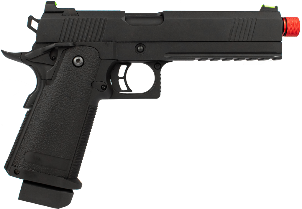 PISTOLA AIRSOFT ROSSI 1911 BLACK DEVIL 5.1 GREEN GAS BLOWBACK 6MM