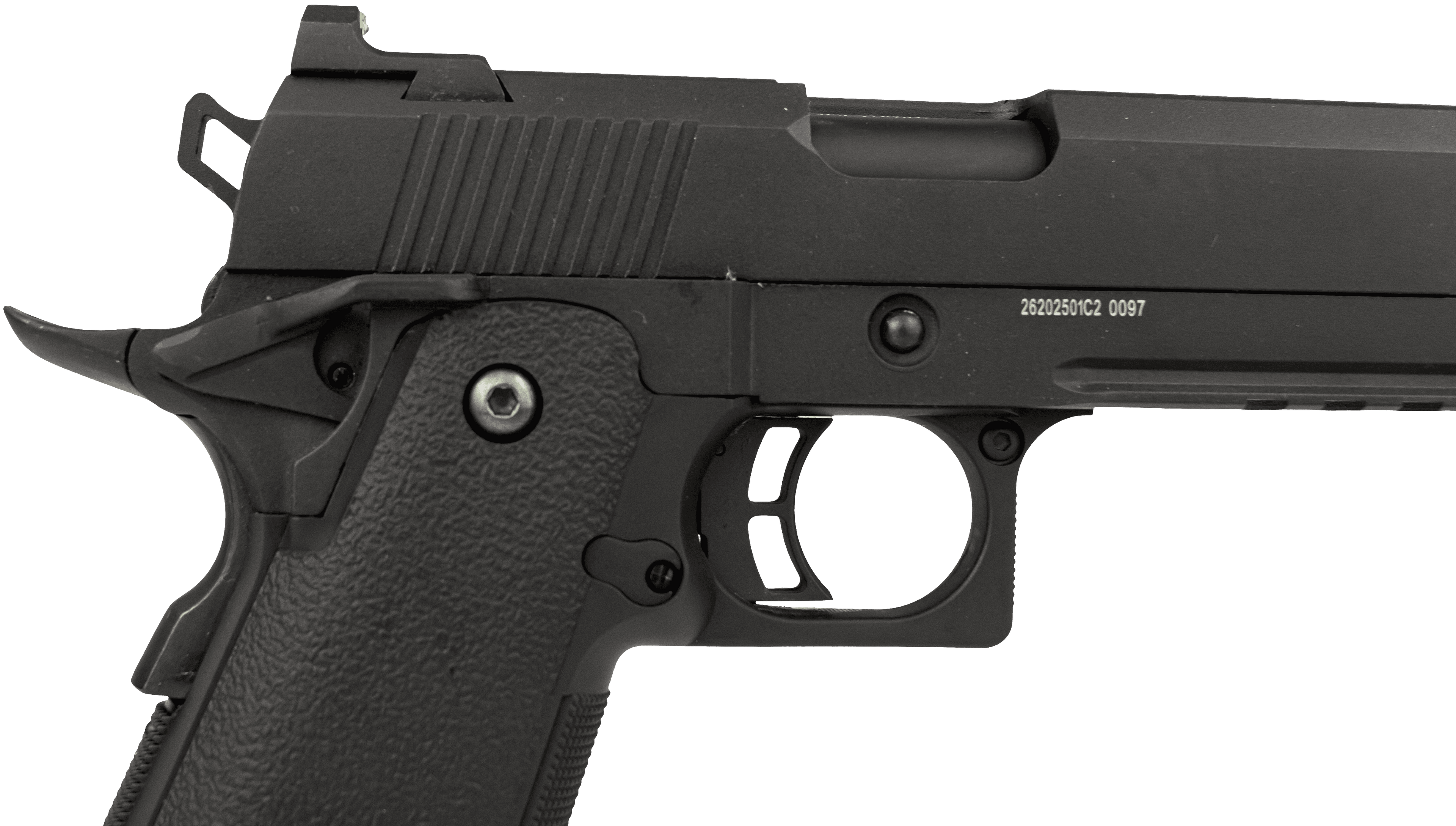 PISTOLA AIRSOFT ROSSI 1911 BLACK DEVIL 5.1 GREEN GAS BLOWBACK 6MM