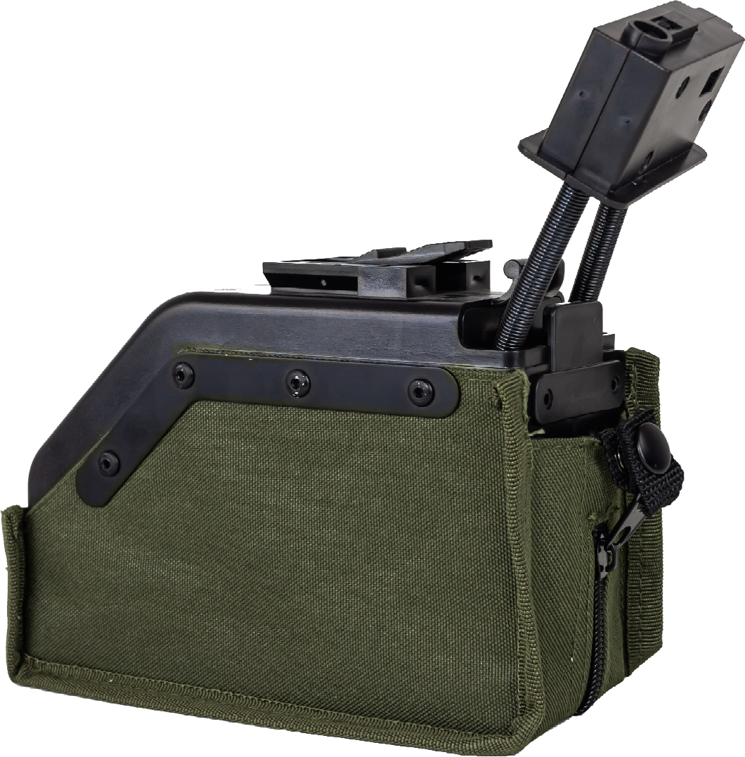 MAGAZINE ROSSI DRUM M249 ELÉT. 6MM (1500 BBS)