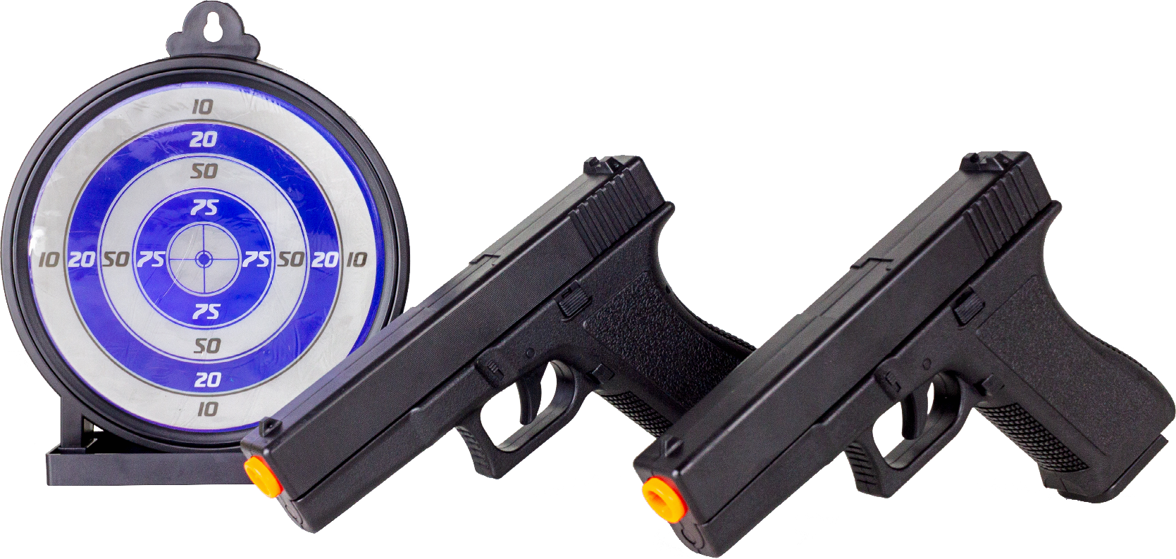 PISTOLA AIRSOFT VIGOR KIT ALVO GEL + V307(2 UN) MOLA 6MM