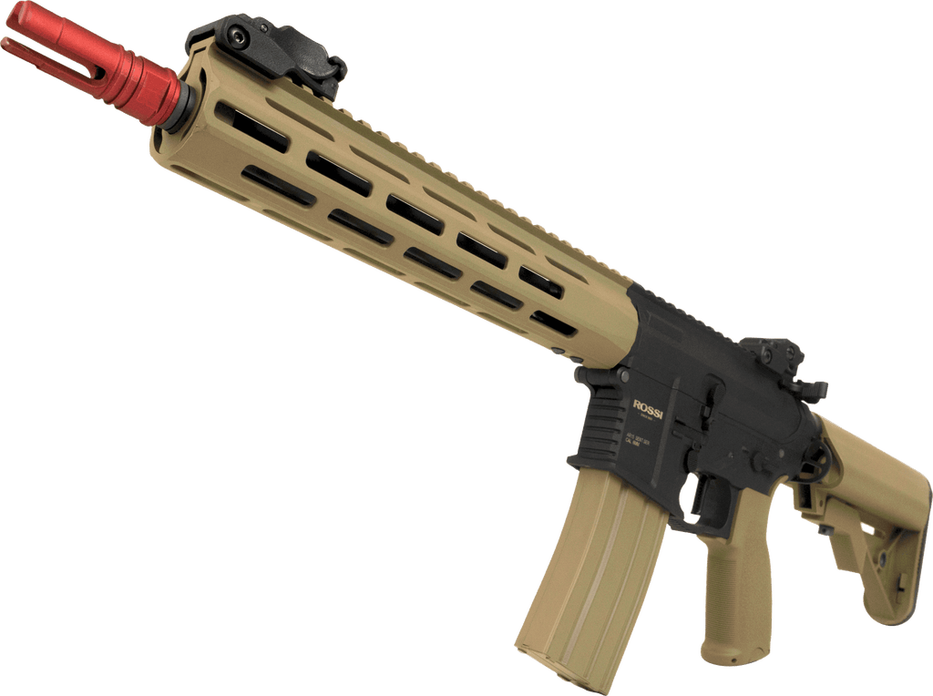 RIFLE AIRSOFT ROSSI SENTINEL AR15 10'' TAN M-LOK ELÉT. 6MM