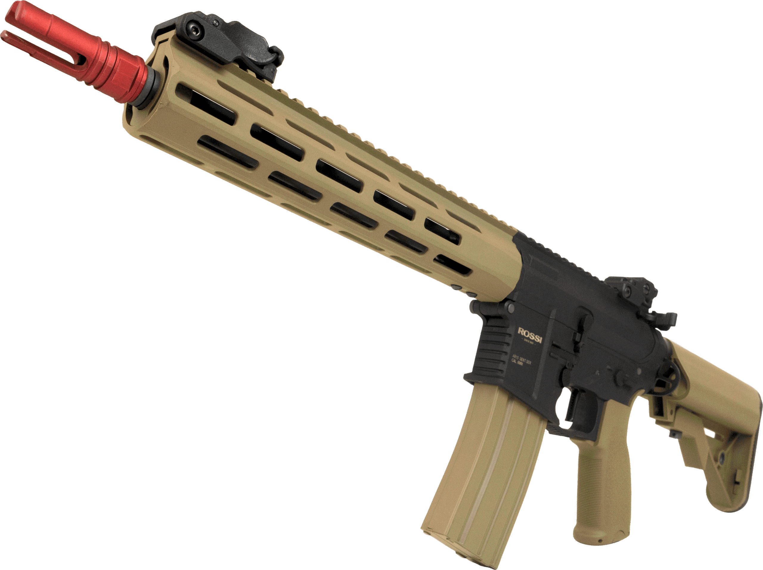RIFLE AIRSOFT ROSSI SENTINEL AR15 10'' TAN M-LOK ELÉT. 6MM
