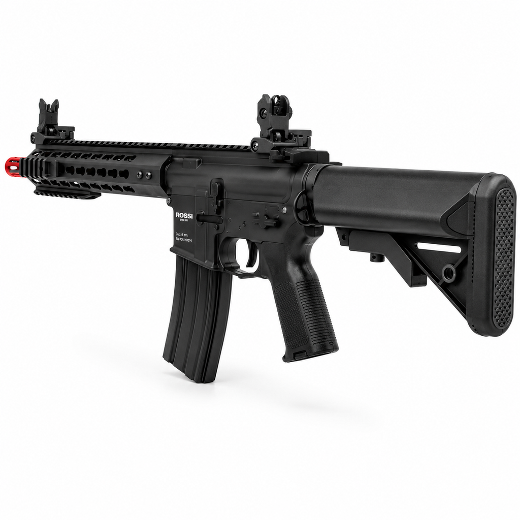 RIFLE DE AIRSOFT AEG ROSSI AR15 NEPTUNE 10" SHORT 6MM