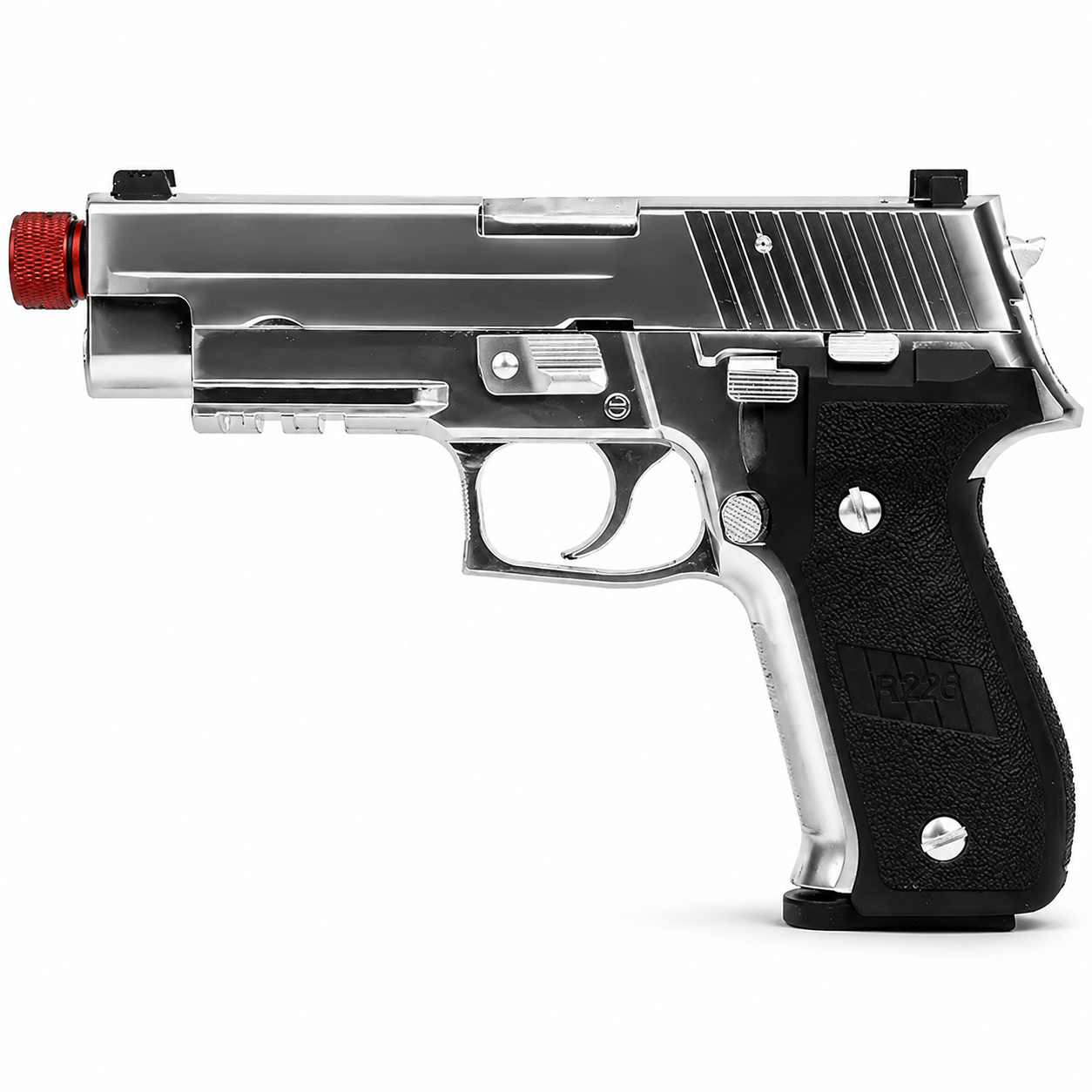 PISTOLA DE AIRSOFT GBB ROSSI P226 SILVER 6MM